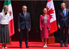 Sheinbaum y Mark Carney se reúnen en Palacio Nacional para fortalecer el T-MEC